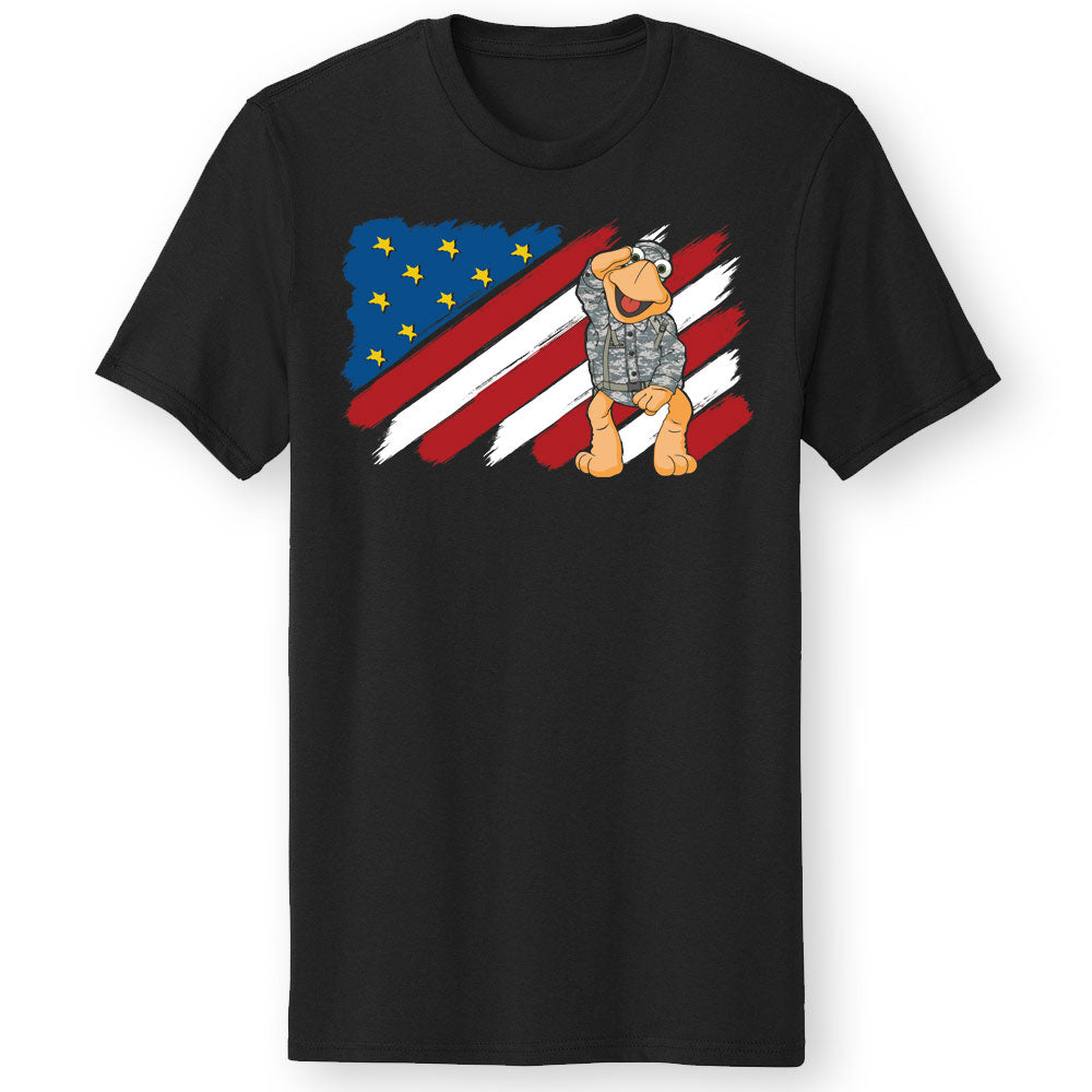 Winston the Impersonating Turtle Patriotic Tee